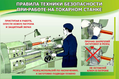 Основные правила работы на токарном станке по металлу