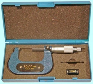 Микрометр Гладкий МК- 50   25- 50 мм (0,01) тв.сплав "CNIC" (ОМ1811-2) (повреждена упаковка) (cnic49253)