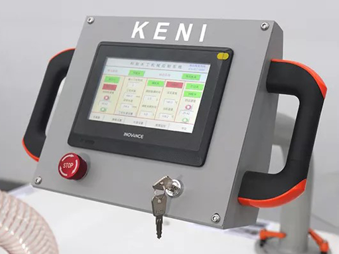 Кромкооблицовочный станок KN-620-3 для криволинейных деталей 2 в 1 (оклейка и фрезеровка), EVA и PUR — фото 2