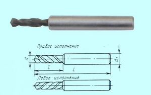 Сверло d  3,8х16х56 ц/х ВК8 цельное стальной ут. хв. dхв. 7,0 ГОСТ17273 (cnic11301)