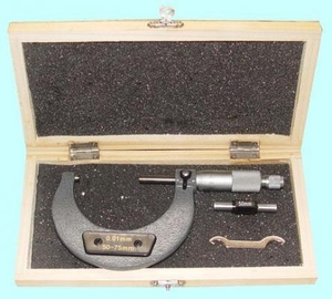 Микрометр Гладкий МК- 75   50- 75 мм (0,01) кл.т.1 тв.сплав "CNIC" (ОМ1811-3) (cnic29929)