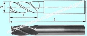 Фреза Концевая d16,0х 63х123 ц/х Р18  Z=3 "CNIC" (cnic31943)