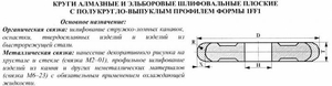 Круг алмазный 1FF1(плоский,полукруг.-выпукл. профиль)125х4х4х2х32 R2,0  АС4 160/125 100% В2-01 25,4 карат (cnic34154)