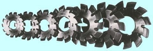 Фреза m 0,7 (комплект из 8шт), 32x13мм Р18, 20 град  Z=12 (cnic40529)