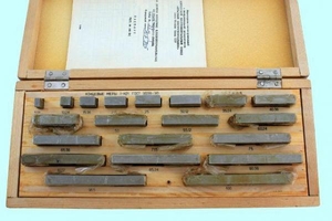 Наборы концевых мер длины №21, кл.точн.2 (20 мер от 5,12 до 100мм) (КРИН) (cnic51316)