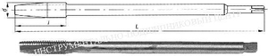 Метчик Гаечный М27 х 1,5 Р6М5 (без маркировки) (cnic56516)
