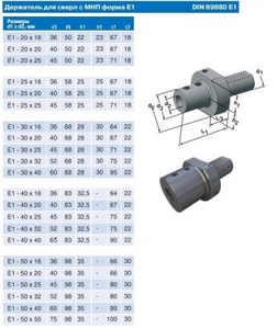 Держатель для корпусных сверл Е1-40х32 с хвостовиком VDI40-3425 DIN69880 "CNIC" (cnic59495)