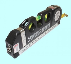 Уровень лазерный FIXIT LevelPro3(150мм) со встроенной рулеткой 2,5м (cnic63316)