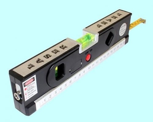 Уровень лазерный FIXIT LevelPro4 (200мм) со встроенной рулеткой 1,5м и подсветкой (cnic63319)