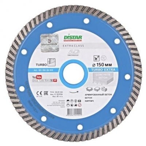 Диск отрезной алмазный Для сухой резки 1A1R 150х2,2х9х22,23  Turbo
Extra с непрерывной реж. кромкой (cnic63927)