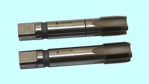 Метчик G   1/2" Р6АМ5 трубный цилиндрический, м/р. комплект из 2-х шт. (14 ниток/дюйм) ГОСТ 3266 "TLX" (cnic66497)