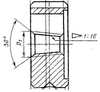 Плашка Трубная коническая   R    1/4", 19 ниток/дюйм, dнар.38мм "TLX" (cnic66537)