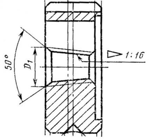 Плашка Коническая дюймовая   К    1/4"(NPT), 18 ниток/дюйм, dнар.38мм "TLX" (cnic66550)