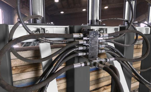 Пресс гидравлический для бруса IRONMAC Press 200/6 HM — фото 11