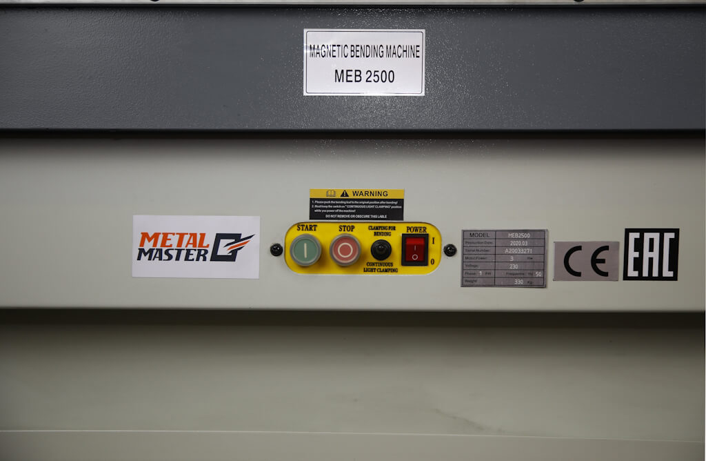 Электромагнитный листогиб Metal Master MEB 1250 (EB-1250) — фото 4