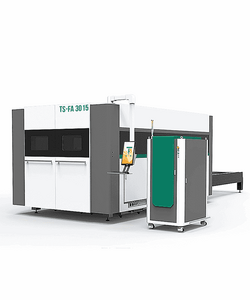 Станок лазерной резки с кабиной и сменным столом FIBER TS 1530 FA 1500 Вт