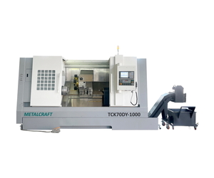 Горизонтальные токарные станки MetalCraft TCK70DY-1000 c ЧПУ Fаnuс (TCK70DY-1000.F15/18,5.A2-8.12K.254T)